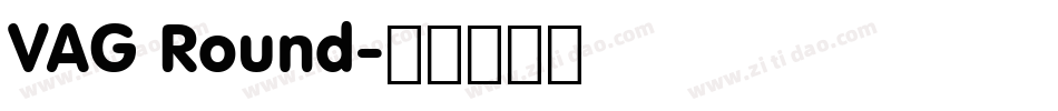 VAG Round字体转换